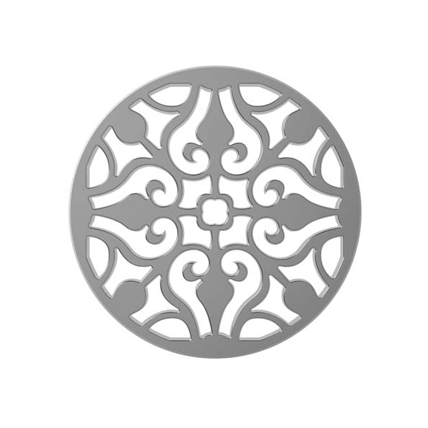 Newport Brass 4" Round Shower Drain in Polished Chrome 243-404-26 - main